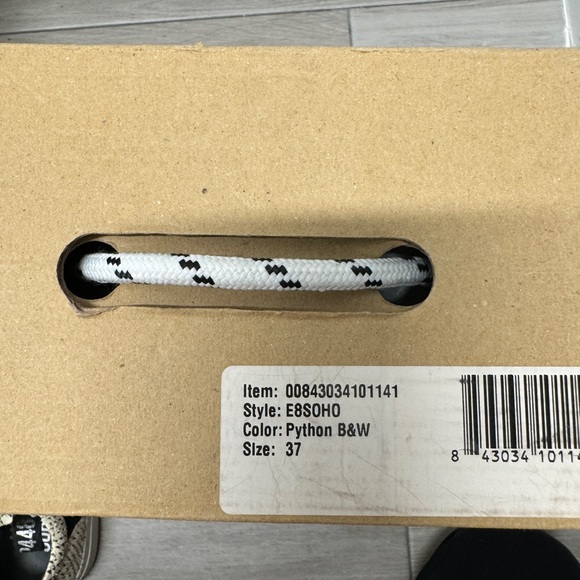 P448 SOHO Python Black White Sneaker - Picture 4 of 8